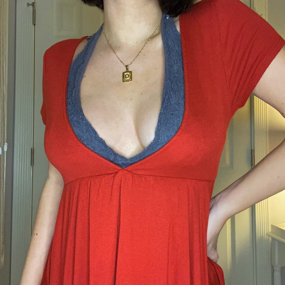 Urban Outfitters Deep V-cut Top